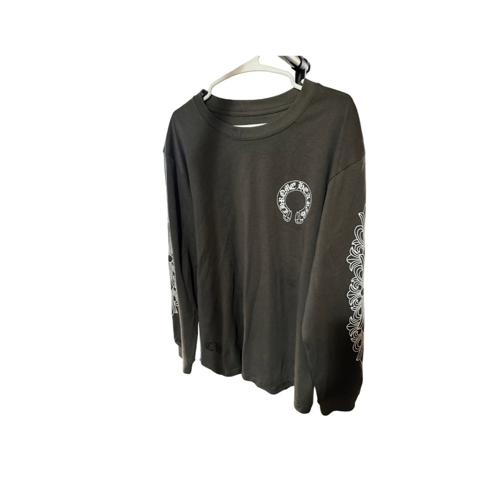 Chrome Hearts | Charcoal Floral Graphic Tee